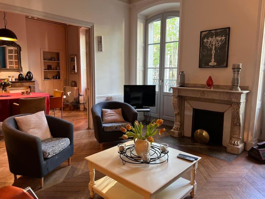 Coeur De Ville, Garage Prive Et Gratuit Avec Terrasse ! Cahors Esterno foto